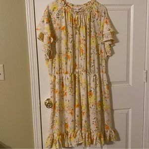 Lauren Conrad Plus Floral Dress